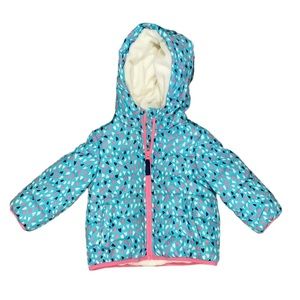 Carter’s Hearts Puffer Hoodie Jacket 18M